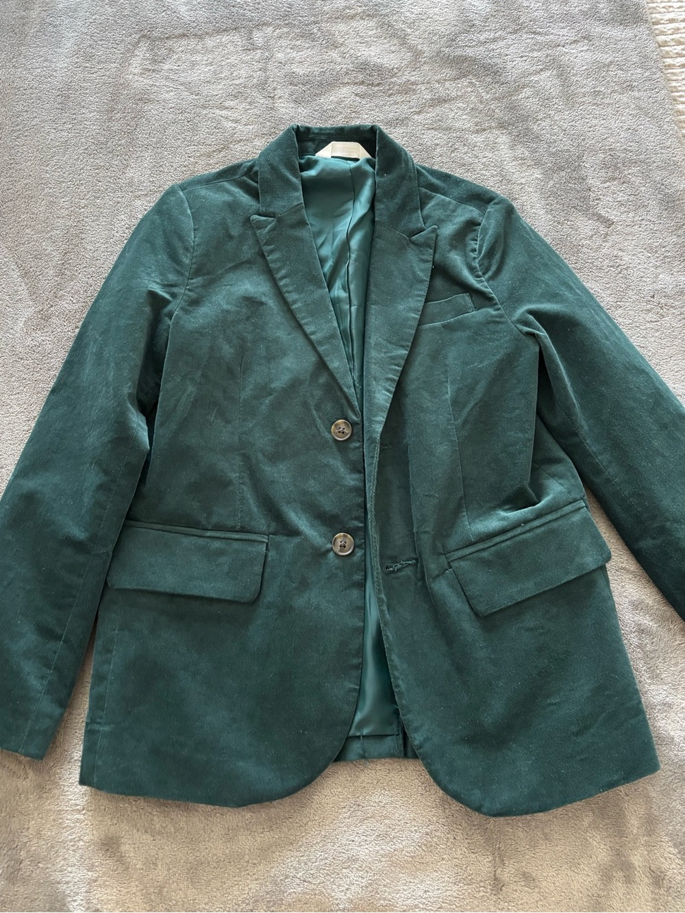 Cat & Jack Dark Green Corduroy Blazer